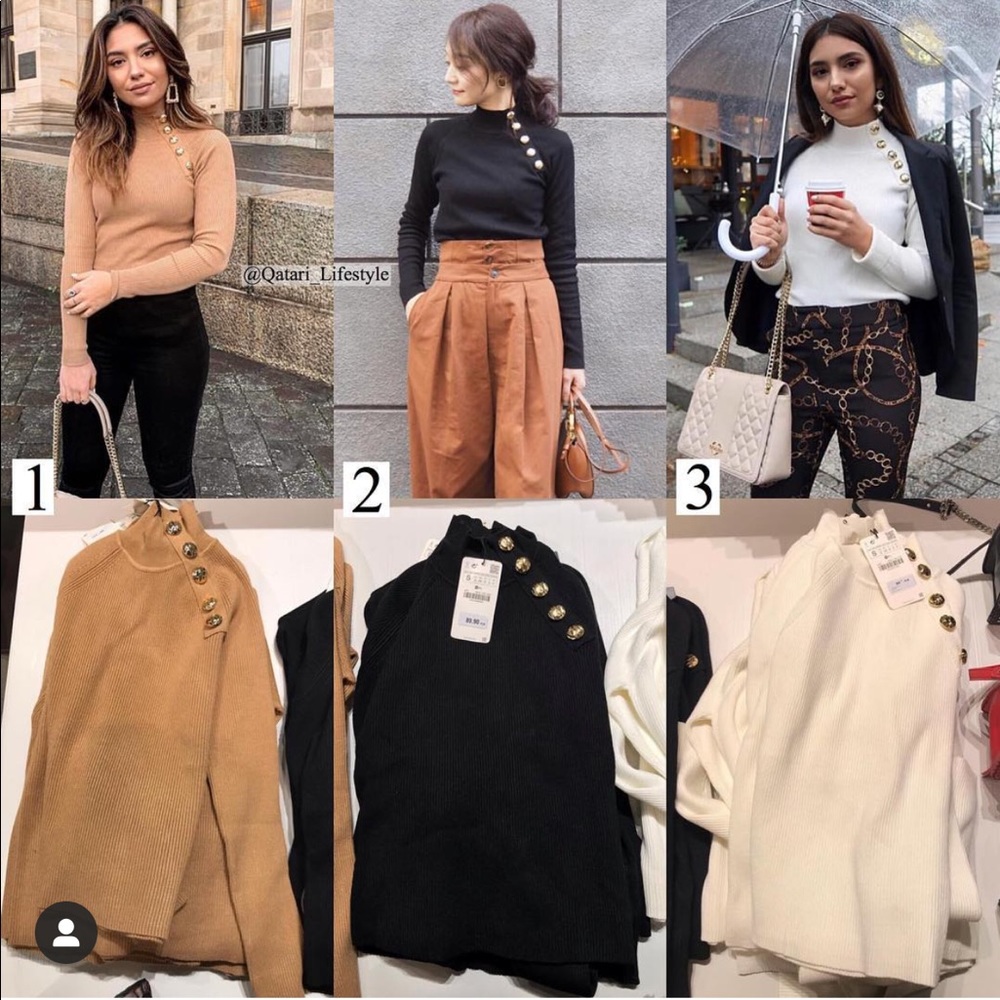 Bloggers favorite ribbed mock neck sweaters